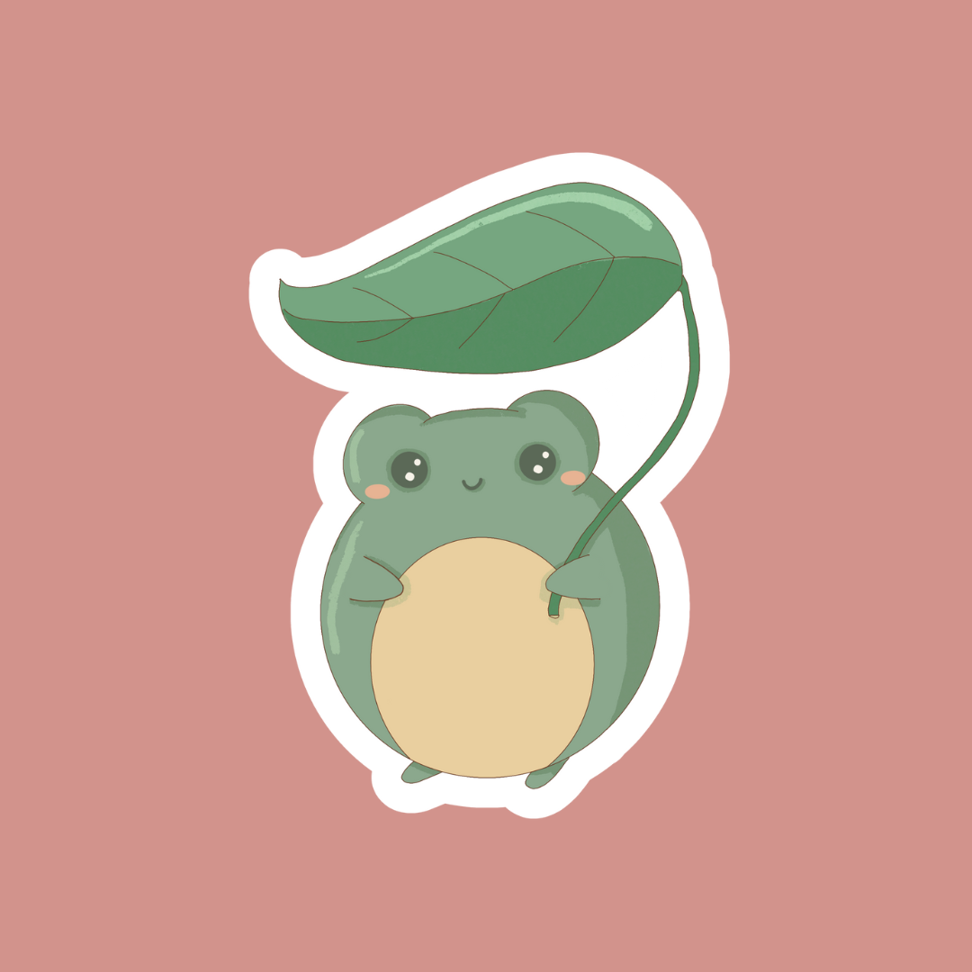 Frog Kira Sticker