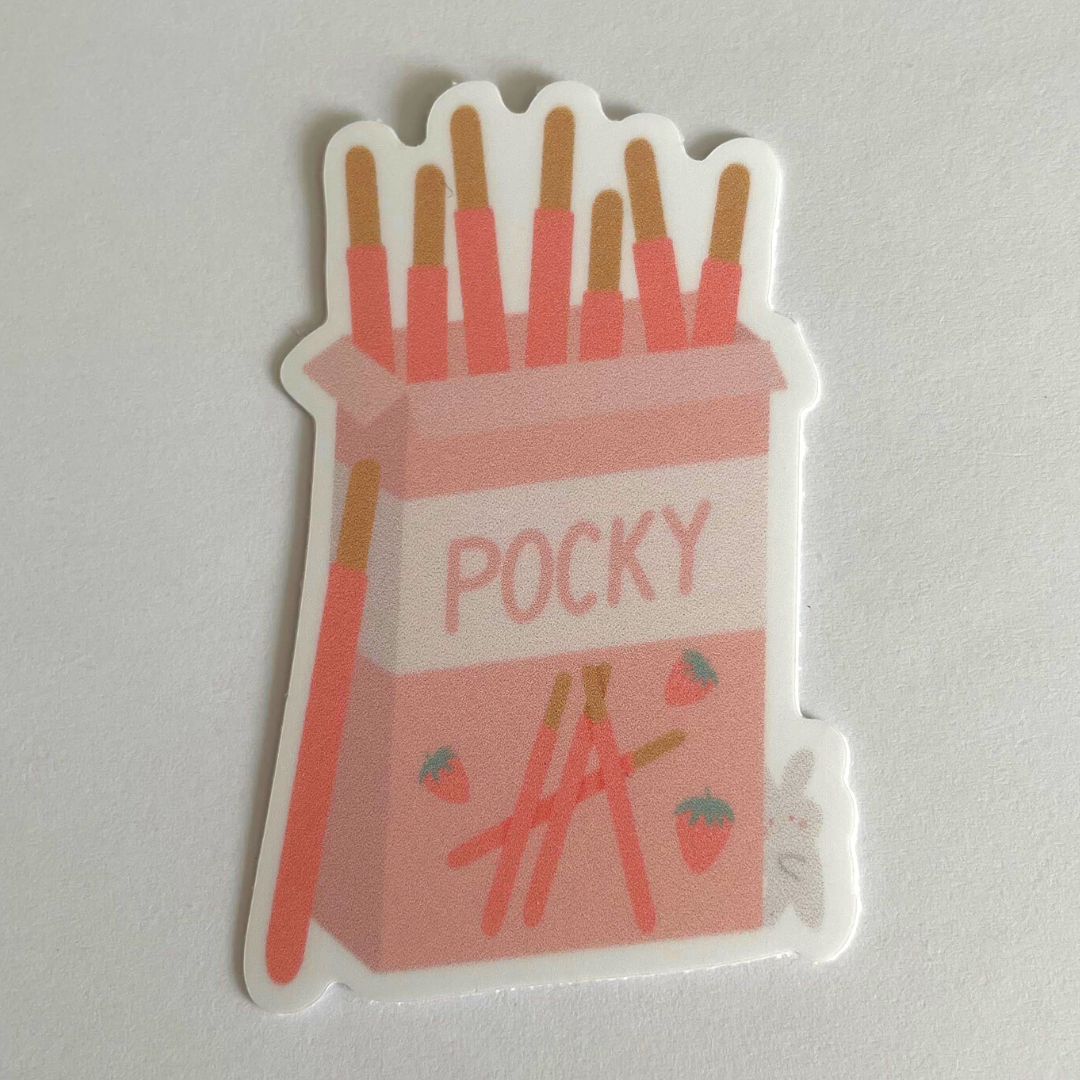 Strawberry Pocky Sticker