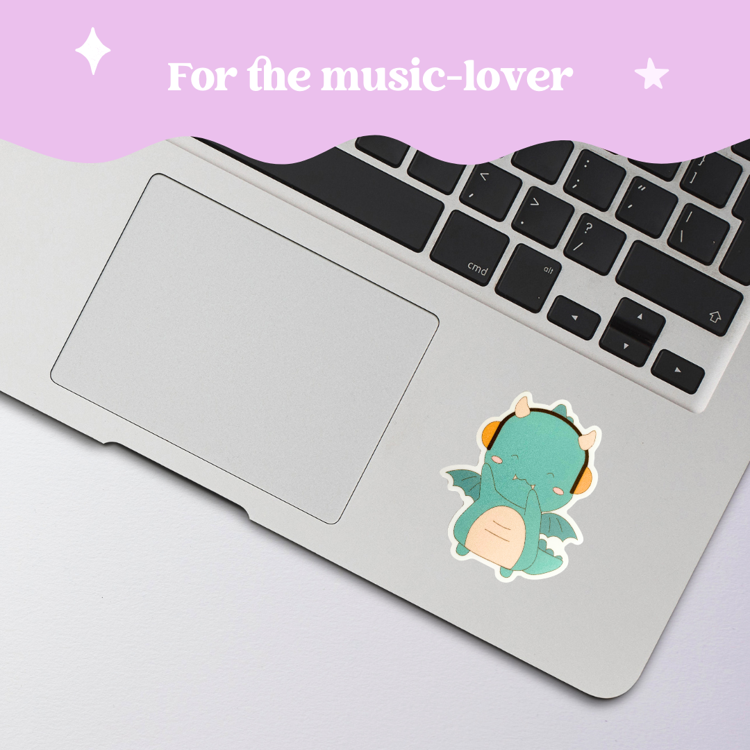 Music Dancing Draco Sticker