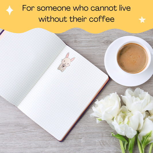 Coffee Toki Bunny Sticker