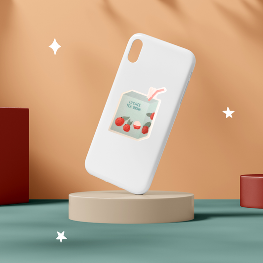 Lychee Tea Drink Sticker