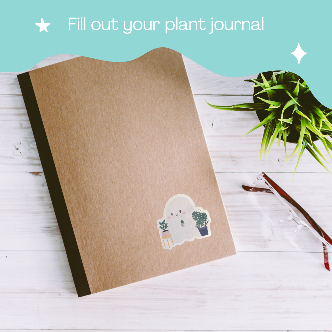 Plant Ghostie Sticker