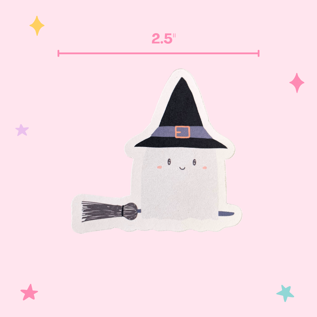 Witch Ghostie Sticker