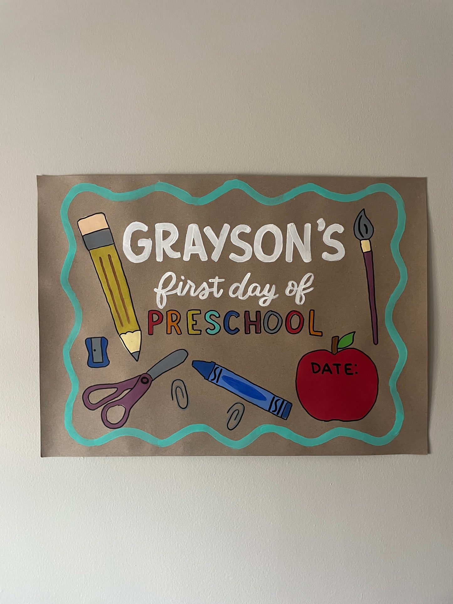 Custom Hand Painted Banner