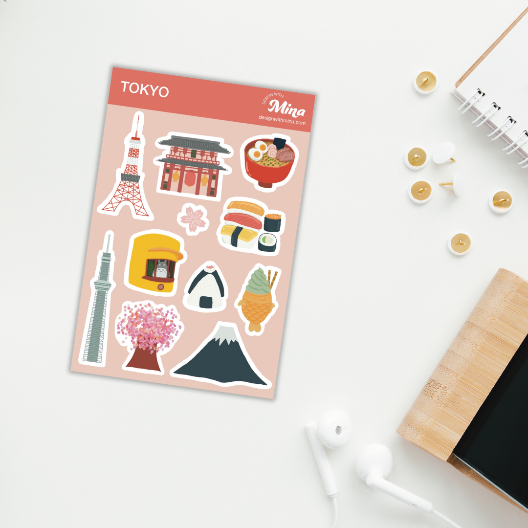 Tokyo Sticker Sheet