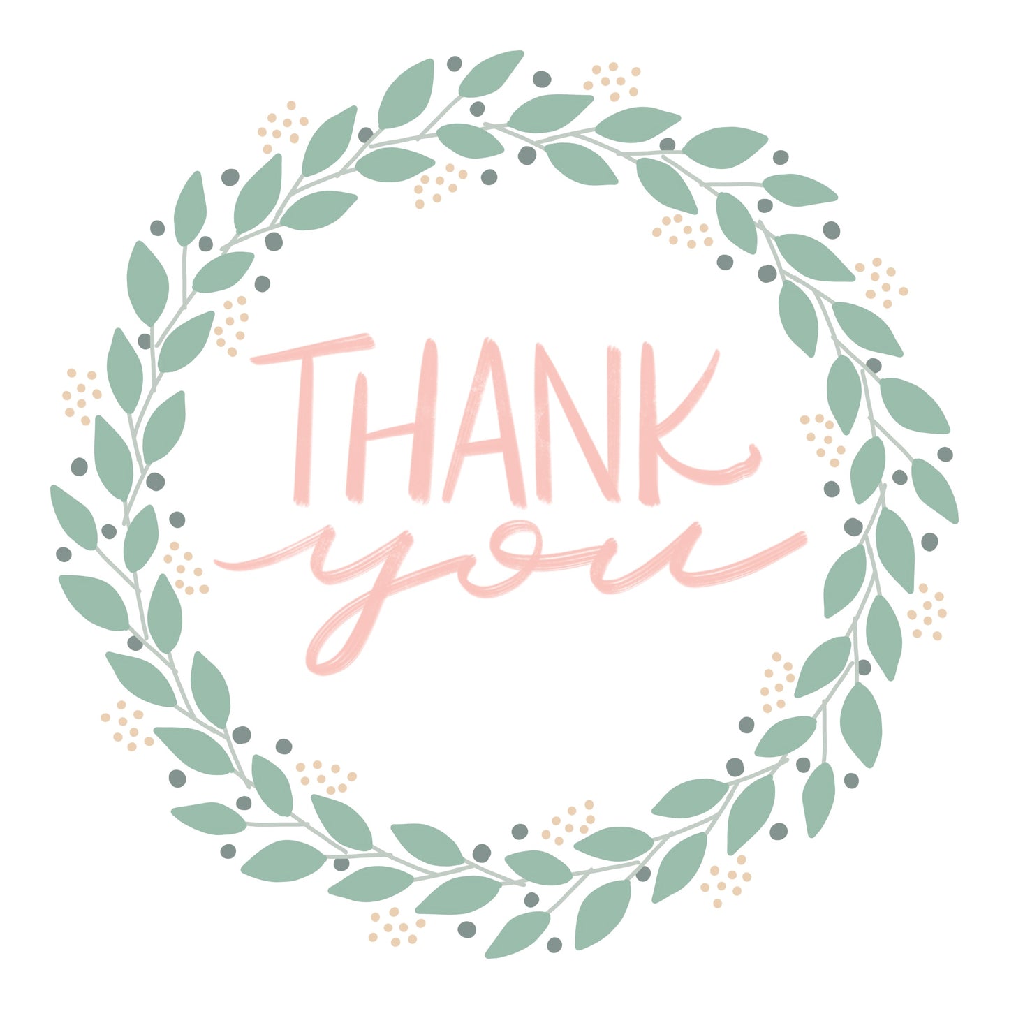 Thank You Procreate Stamps
