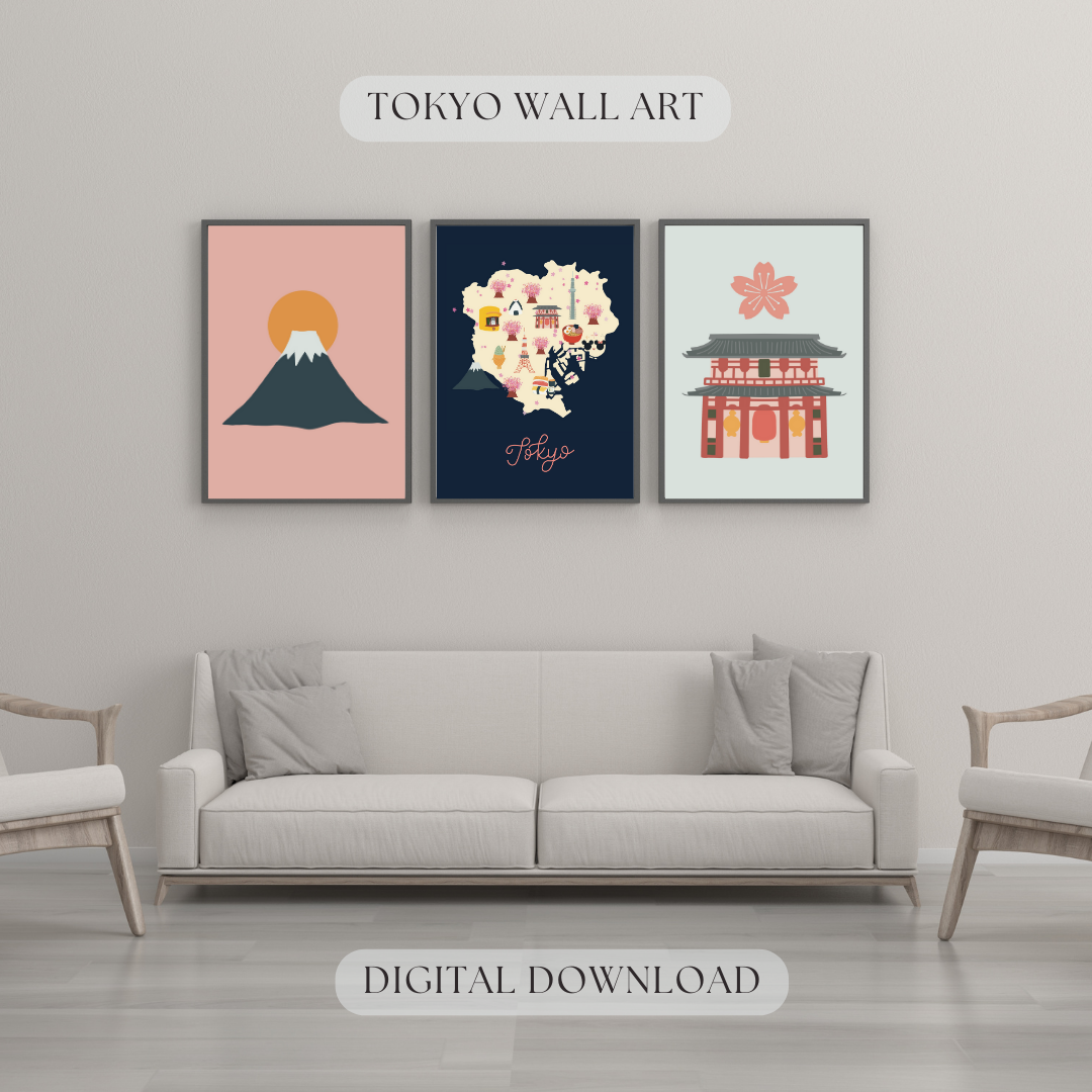 Printable Tokyo Digital Art - All