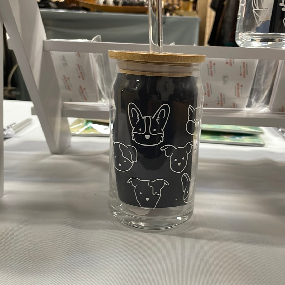 Dog Glass Cup