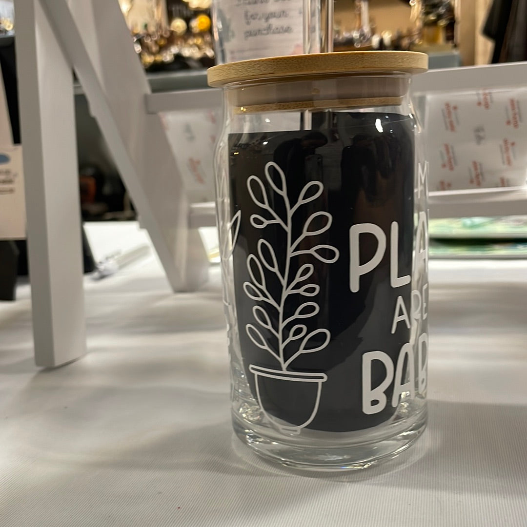 Plants Glass Cup