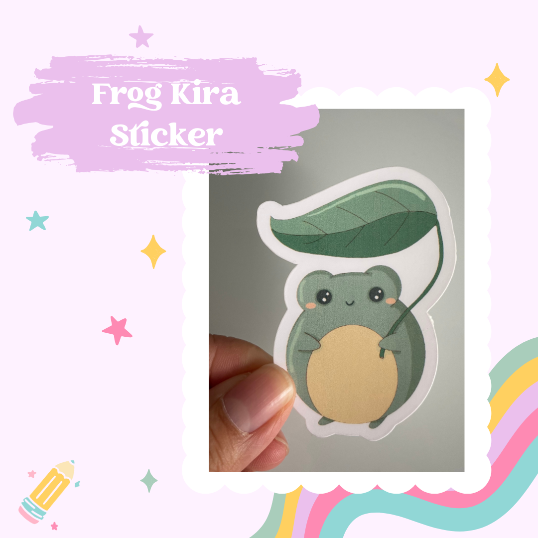 Frog Kira Sticker