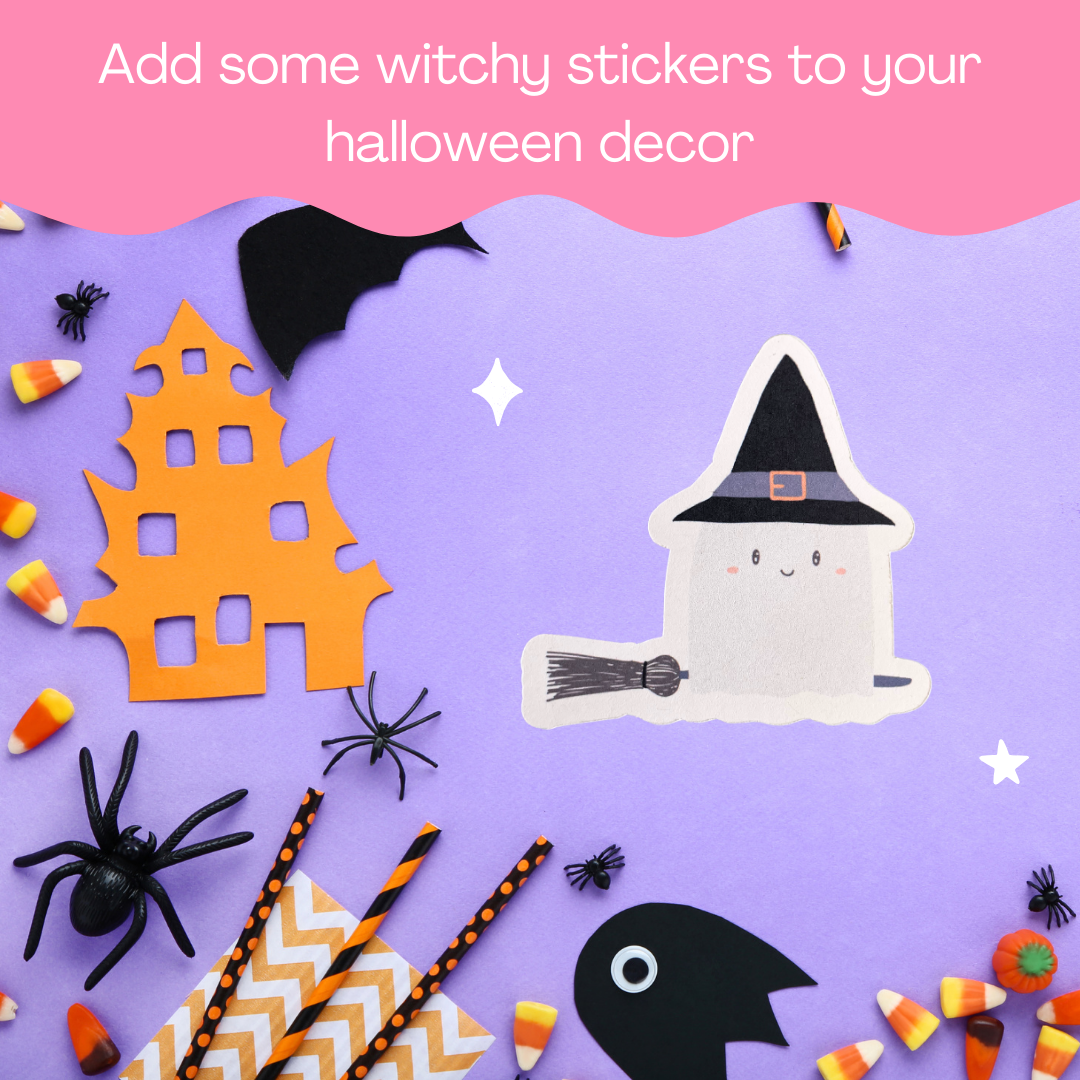 Witch Ghostie Sticker