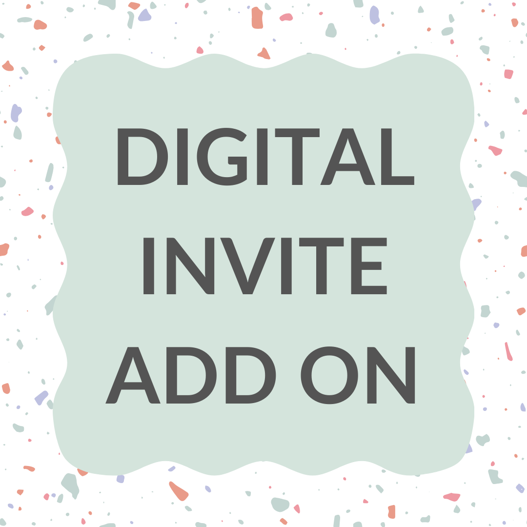 Digital Invitation Add On for Custom Banner