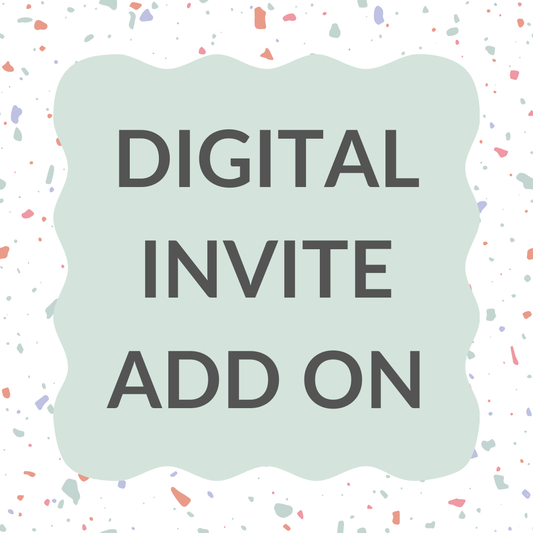 Digital Invitation Add On for Custom Banner