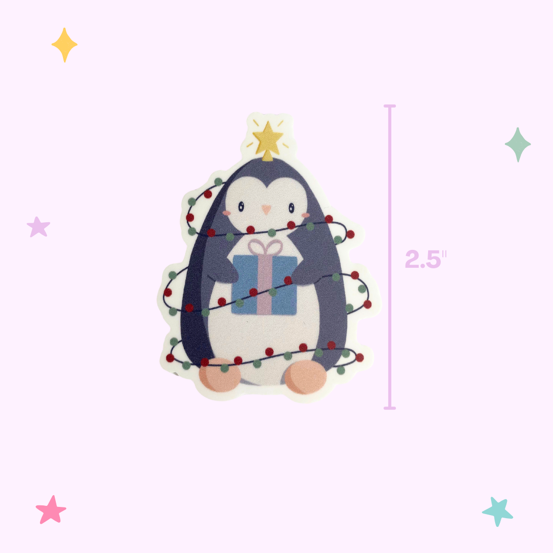 Xmas Penguin Sticker