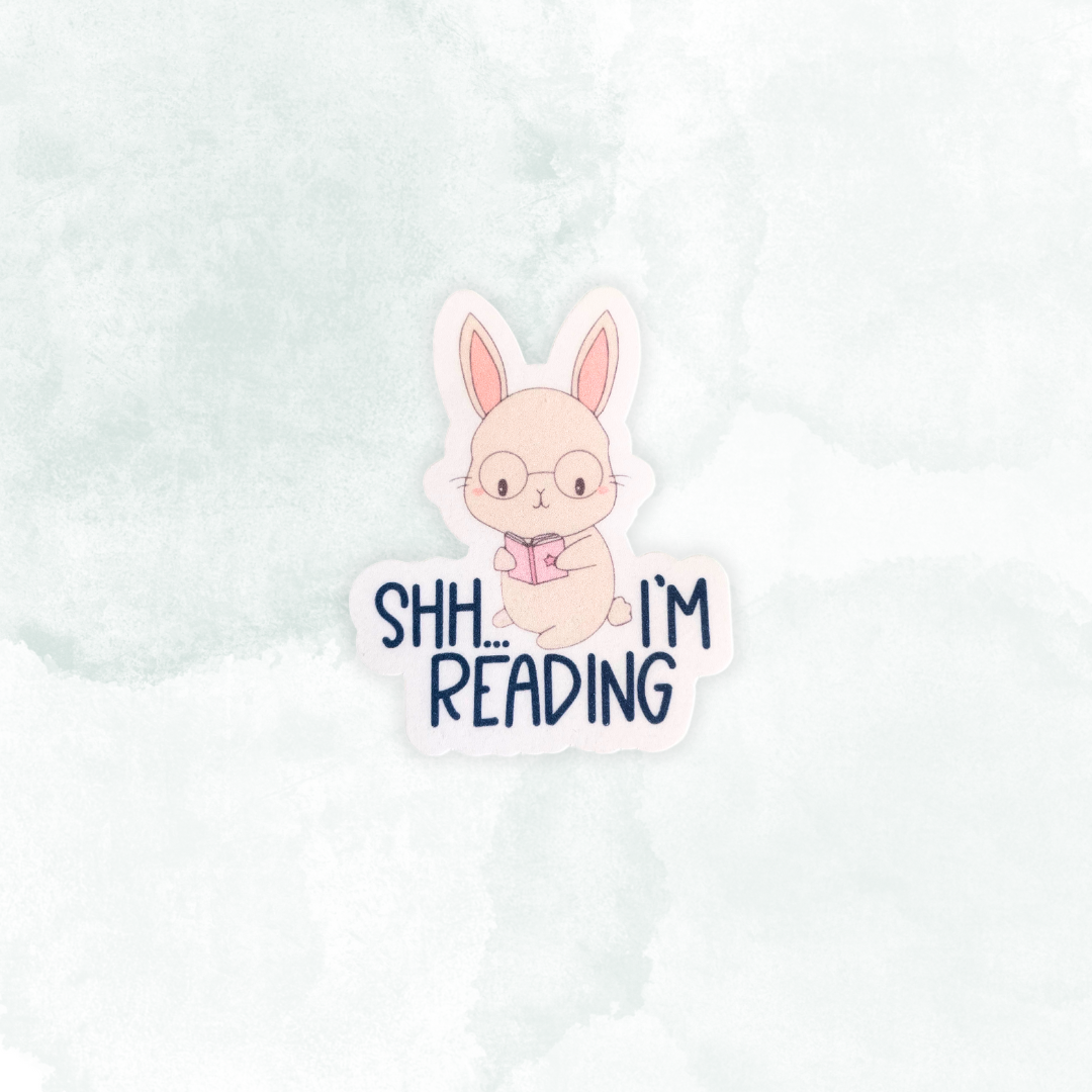 I'm Reading Toki Bunny Sticker