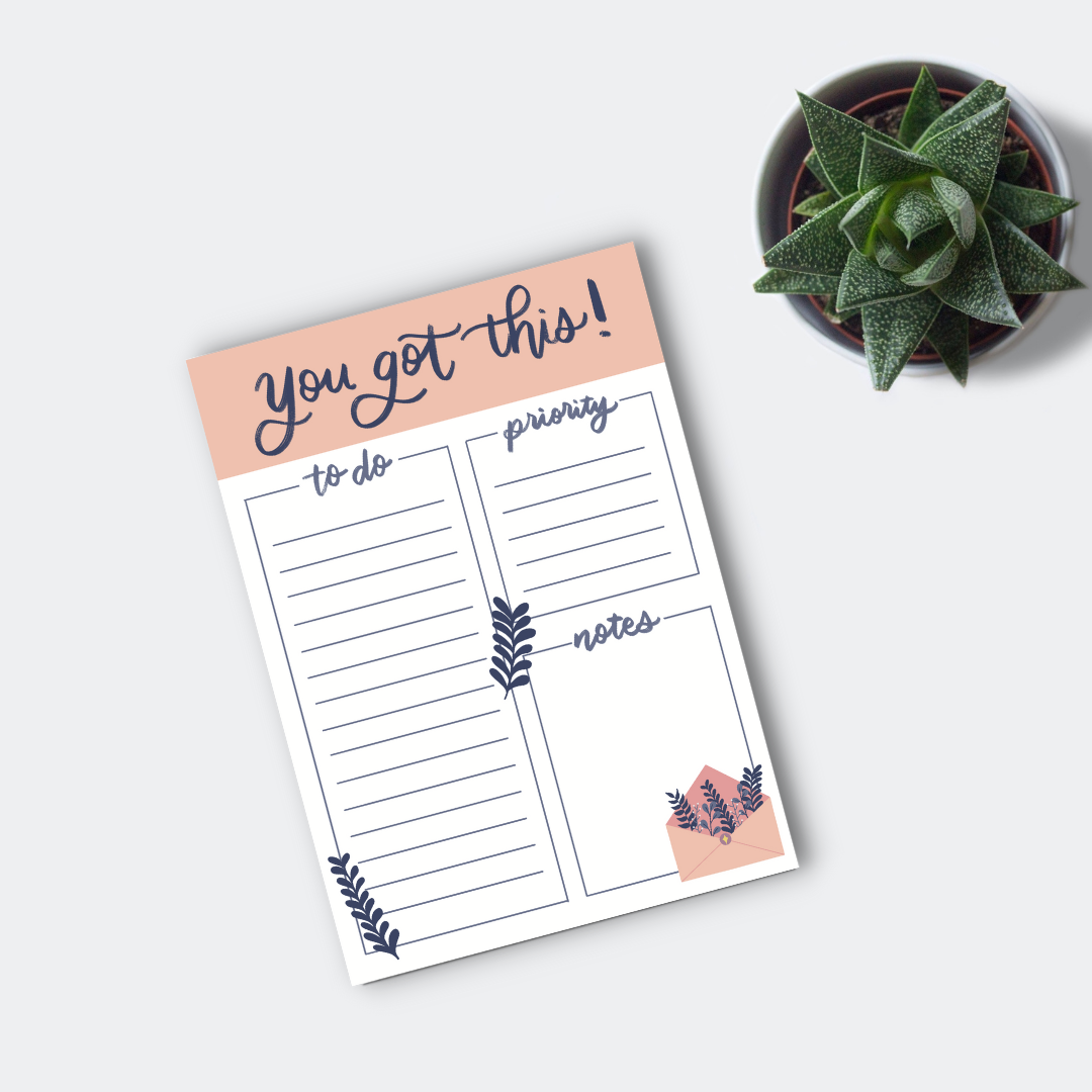 You Got This Daily Notepad