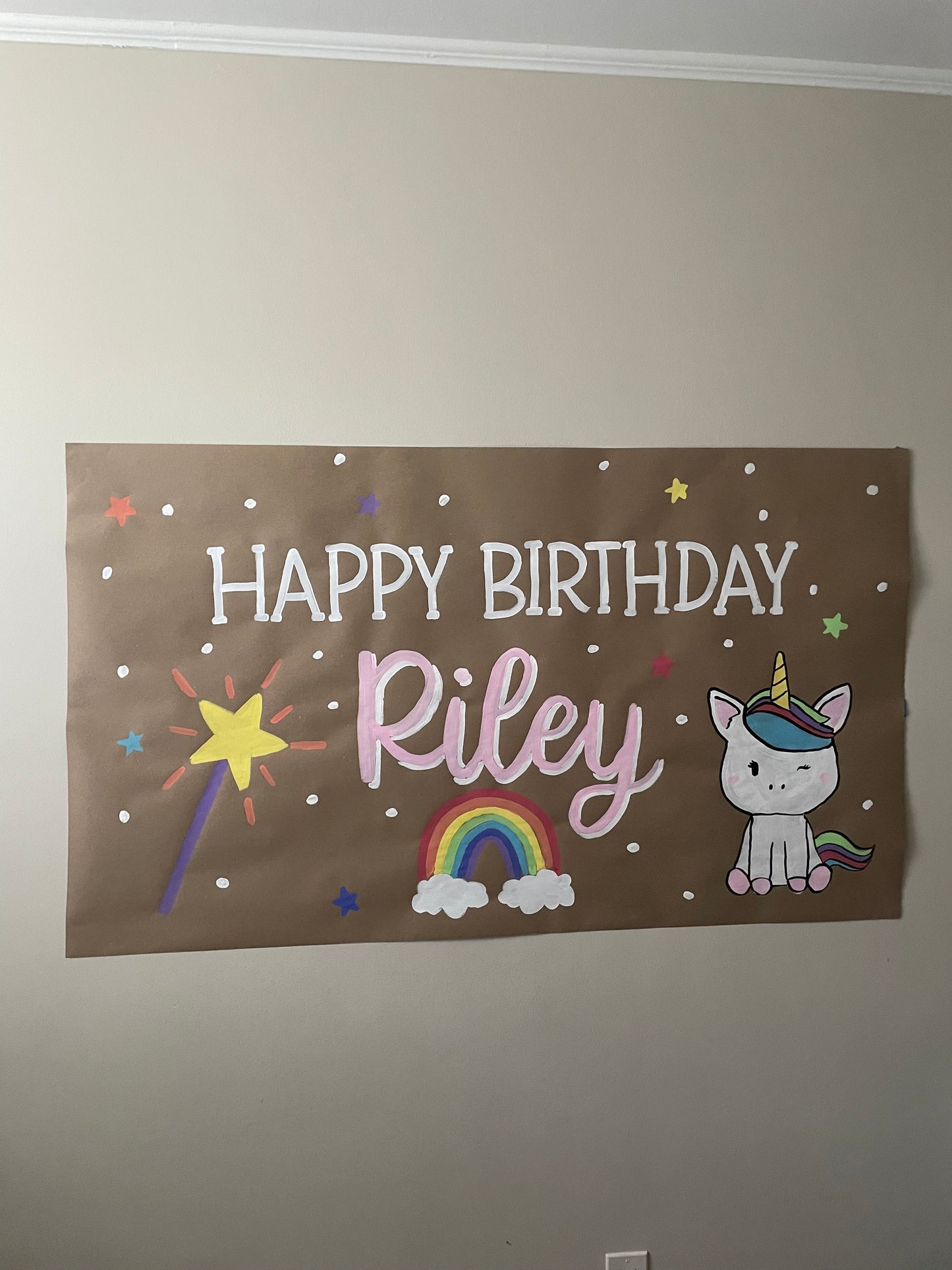 Custom Hand Painted Banner