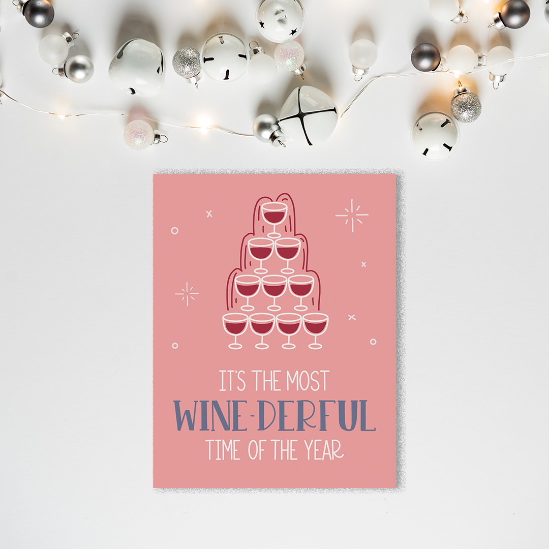 Wine-derful Greeting Card