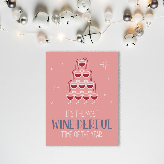 Wine-derful Greeting Card