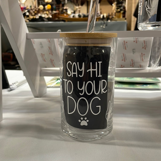 Dog Glass Cup
